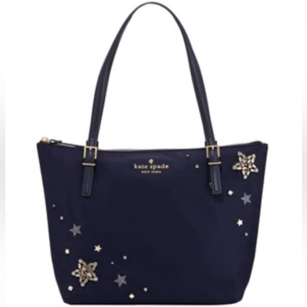 Kate Spade Embellished Nylon Tote